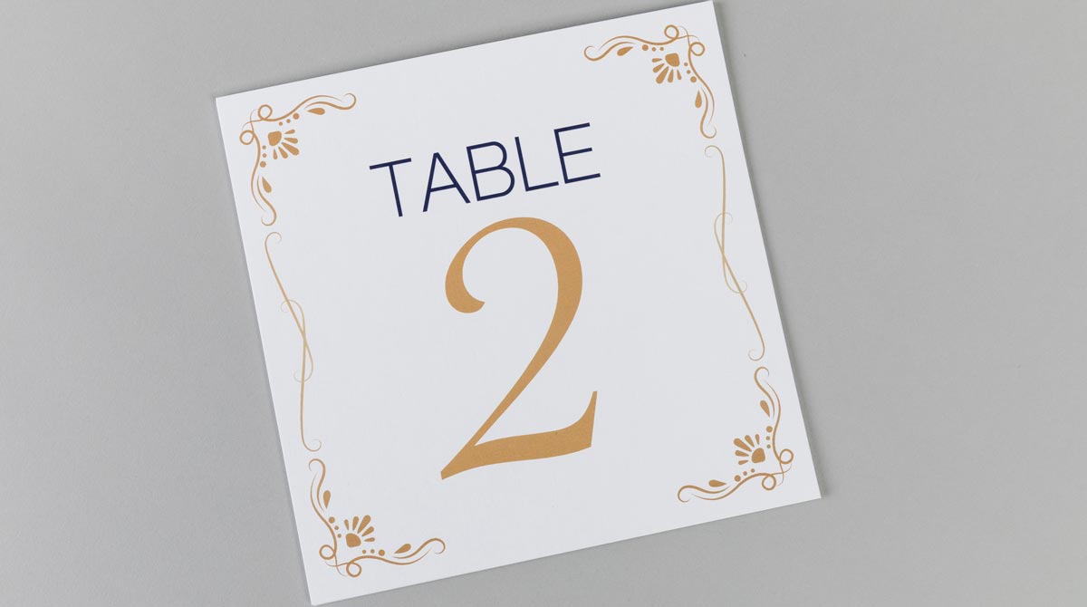 Table Names Printing
